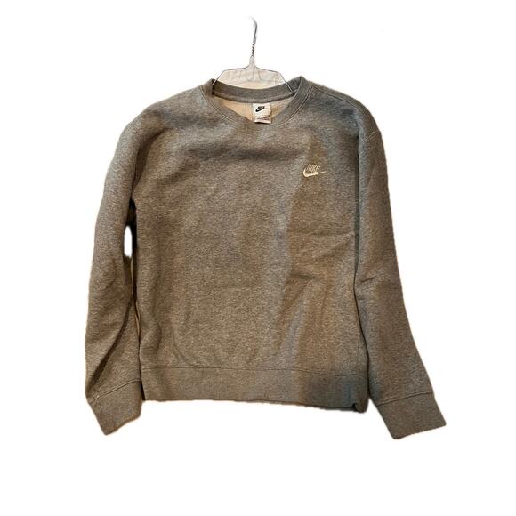 Nike Crewneck Gray Sweatshirt Mens S - Picture 1 of 3